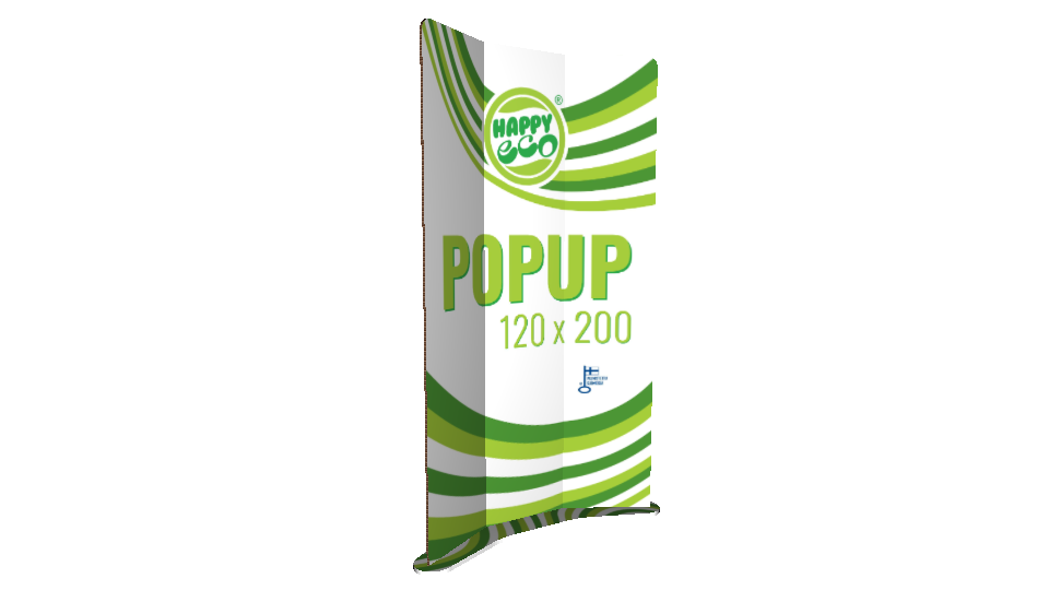 PopUp 120*200 cm (1-puolinen)